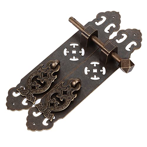 Kikumi Antike Schubladen-Anhängergriffe, Anti-Retro-elegante Messing-Bücherschrank-Zuggriffe für Kommoden und Kleiderschränke (Antike Bronze) von Kikumi