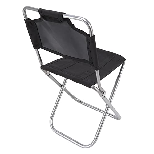 Kikumi Atmungsaktiver Campingstuhl, Klappender Stoffstuhl, Laptop, mit Kleiner Rückenlehne, Camping -Angelstuhl, Grill, Rucksack, Rucksack von Kikumi