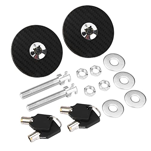 Kikumi Autouniversal Carbon Faserstil Motorhaube Abdeckungsschloss Schlüssel Bleistift Kit Befestigung Carbon Faserautos Drag -Schloss Kikumi Autouniversal Carbon Faserstil Motorhaube Abdeckungsschloss Schlüssel Bleistift Kit Befestigung Carbon Faserautos Drag -Schloss von Kikumi