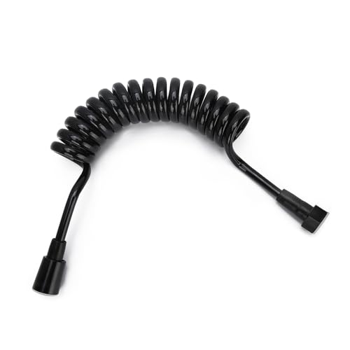 Kikumi Duschschlauch 2 M, Schwarzer Duschschlauch, Badezimmerfeder -Wasserschlauch, Flexibler Erweiterbarer Schlauch, Spiralduschschlauch für Tap Bidet Sprayer Hand Dusche Kikumi Duschschlauch 2 M, Schwarzer Duschschlauch, Badezimmerfeder -Wasserschlauch, Flexibler Erweiterbarer Schlauch, Spiralduschschlauch für Tap Bidet Sprayer Hand Dusche von Kikumi