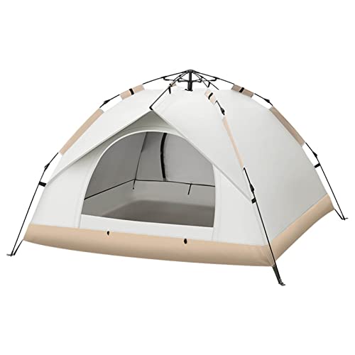 Kikumi Easy Pop -up -Zelt Sonnensicher Regenproofes Starkes Stabilität Automatisch Schnell Offenes Zelt für Camping Im Freien (3 bis 4 Person) von Kikumi