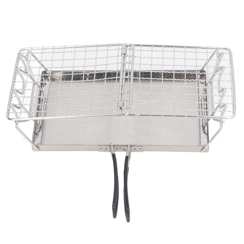 Kikumi Edelstahl -Campingoaster -Toaster Faltbare Tragbare Campingoaster Toaster Tablett Im Freien Im Freien von Kikumi