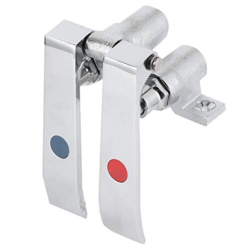 Kikumi G1/2 -Gewinde -Messing Wasserhahn Ventil Wasserhahn Zubehör für Bar Hotel Restaurant Cantine Doppeltemperaturknieventil (#2) von Kikumi