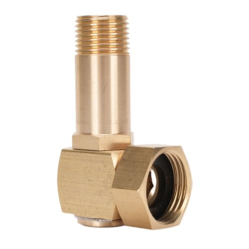 Kikumi Gartenschlauch -Adapter 1 Zoll GHT Zinklegungslegiergartenschlauch Rollenanpassungsanpassungsanschluss von Kikumi