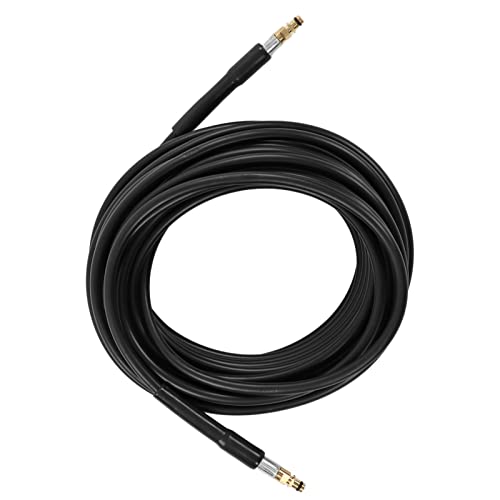 Kikumi Hochdruckwasserschlauch, 5800 Psi, 16,3 Meter Lang, Flexibler Gummi, Weit Verbreiteter Außenwagen -Gartenschlauch (Stecker in Kupferfarbe) von Kikumi