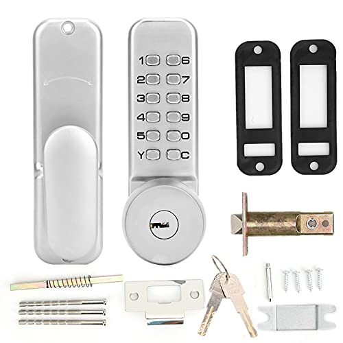 Kikumi Mechanische Digitale Türschloss -Set Water Proof Kennwort Druckknopf Kombination Keyless -Eintrag für Home Office von Kikumi