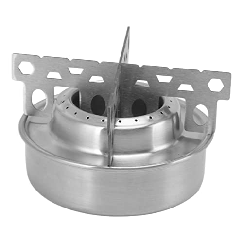 Kikumi Outdoor Tragbarer Campingofen Edelstahl Mini Rucksackofen Camping Wanderwanderung BBQ (A) von Kikumi