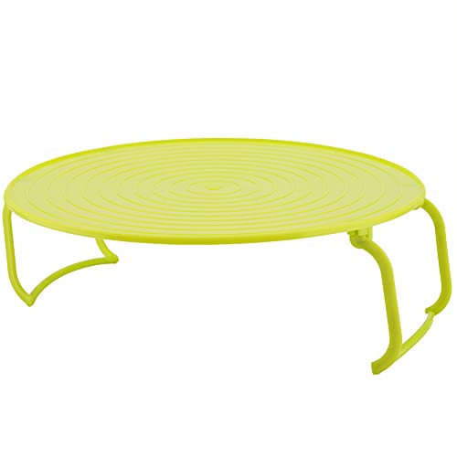 Kikumi Plastikschale, Multifunktionaler Mikrowellenofen, Geschichtter Dampfer, Kochschale (Grün) von Kikumi