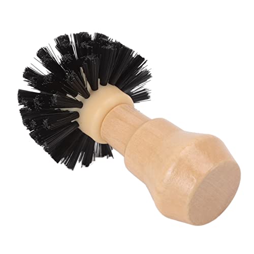 Kikumi Portafilter Pinsel Professioneller Tragbarer Kaffeestamperpinsel mit Holzgriff für Küchenwerkzeug (58 mm) von Kikumi