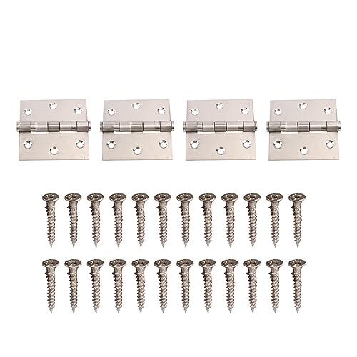 Kikumi Quadrattürscharniere 4PCS -Türscharniere Edelstahl -Stöcke Scharnier mit Dicken Lagerquadratsschneider 24 Prozent Kikumi Quadrattürscharniere 4PCS -Türscharniere Edelstahl -Stöcke Scharnier mit Dicken Lagerquadratsschneider 24 Prozent von Kikumi