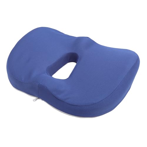 Kikumi Sitzkissen, Memory-Schaum, Atmungsaktives Stoff-Stuhlkissen mit Abnehmbarem Bezug für Zuhause, Reisen, Büro, Marineblau Kikumi Sitzkissen, Memory-Schaum, Atmungsaktives Stoff-Stuhlkissen mit Abnehmbarem Bezug für Zuhause, Reisen, Büro, Marineblau von Kikumi