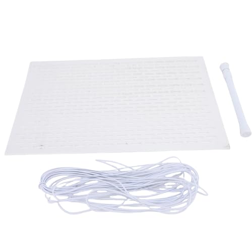 Kikumi Skimmer Guard Kit PP Pool Leaf Skimmer -Netz mit 10 M Seil Teleskopstange Verhindern Blockade Easy Montage von Kikumi