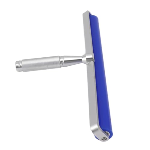 Kikumi Staubentfernungswalze, Silikon, Weicher Griff aus Aluminiumlegierung, Eisenlager, Antistatische Walze für Film, Staub, Fasern, Pulver (#4) von Kikumi