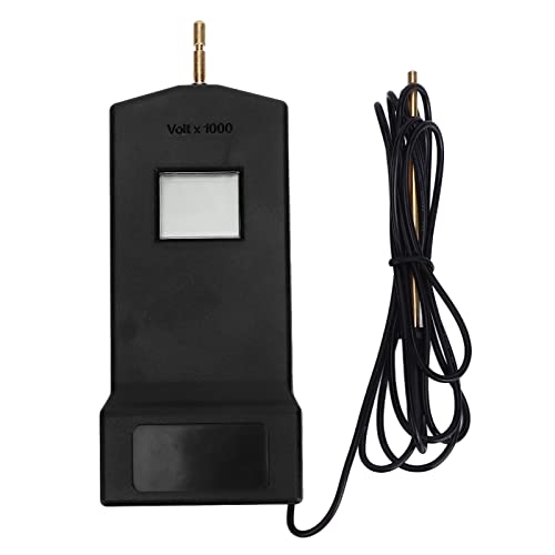 Kikumi Zaunfehlerfinder, Zaunspannungstester, Tragbarer Elektrischer Zaunfehler, 15 KV LCD -Bildschirm für Tierbetriebe (Schwarz) von Kikumi