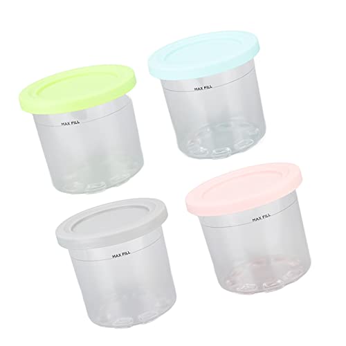 Packung mit 4 Ersatz-Eiscremeboxen aus Kunststoff für Eismaschinen der NC299AMZ NC300s-Serie Packung mit 4 Ersatz-Eiscremeboxen aus Kunststoff für Eismaschinen der NC299AMZ NC300s-Serie von Kikumi