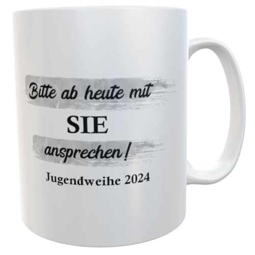 Tasse zur Jugendweihe Geschenkidee Becher Mug Teenager (Sie) von Kilala
