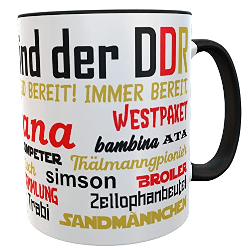 Personalisierte OSSI-Namens-Tasse "Ich bin ein Kind der DDR" Geschenk für Ostalgie-Fans mit Wunschname von Kilala