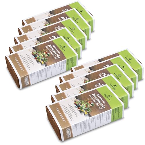 Kildwick Humuserde/Kokosziegel 10 x 650 g / 90 Liter von Kildwick Compost Toilets