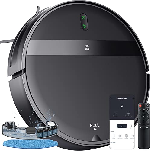 Kilgone Saugroboter und Wischmopp Combo 2300Pa für Tierhaare | Saugroboter mit WiFi/Alexa/App | Auto Recharge & Tangle-Free | Ultra-Slim Leise 7,1 cm für Hartböden, Niedrigflor Teppiche Kilgone Saugroboter und Wischmopp Combo 2300Pa für Tierhaare | Saugroboter mit WiFi/Alexa/App | Auto Recharge & Tangle-Free | Ultra-Slim Leise 7,1 cm für Hartböden, Niedrigflor Teppiche von Kilgone