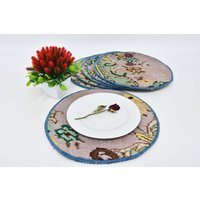Handgefertigter Teppich Supla, Kelim Küchendekoration, 12 "x 12" von KilimPillowOriental