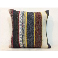 Handgefertigter Kilim Kissenbezug Vintage Teppich 40x40 cm Handgefertigter Kilim Kissenbezug Vintage Teppich 40x40 cm von KilimSan
