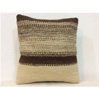Vintage Kilim Kissen-Bezug Bio-Wolle Im Boho Stil | 30 X 30 cm von KilimSan