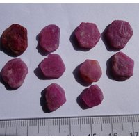 Lot Rohe Natürliche Rubin Kristalle 14.6 Gramm, Winza Tansania von KilimanjaroGemstones