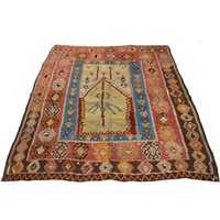 5, 5x4, 9 Ft Boho Home Decor, Oversize Kelim Teppich, Dekorativer Rug Rug, Ethno Oushak Design Teppich. Myk-1090 von KilimrugsArtStore