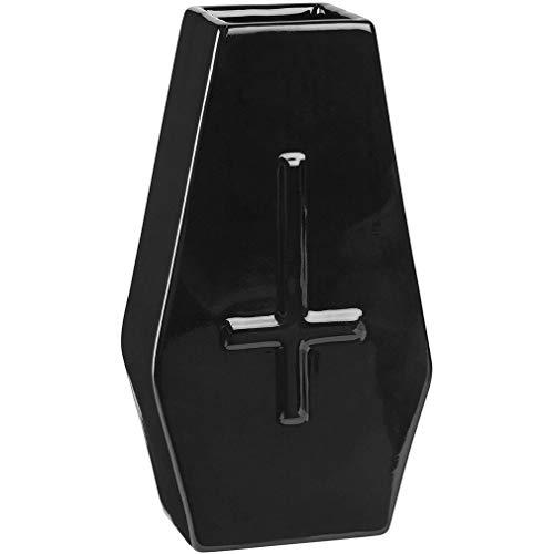 Coffin Large Vase Schwarz von Killstar