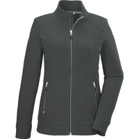 Killtec Fleecejacke "KOS 100 WMN FLC JCKT", Gestreifte Damen-Fleecejacke mit Zipper-Taschen und Kinnschutz von Killtec