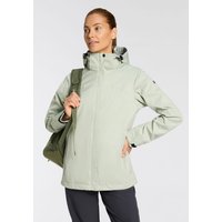 Killtec Funktionsjacke "KOS 133 WMN JCKT" 1 Stk. tlg. mit Kapuze wärmend & wind- & wasserdicht, Übergangsjacke von Killtec