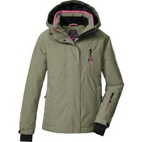 Killtec Skijacke "KSW 205 GRLS SKI JCKT" Wasserdichte, atmungsaktive Ski-Jacke mit verstellbarer Kapuze von Killtec
