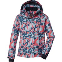 Killtec Skijacke "KSW 211 GRLS SKI JCKT" Wind- und wasserdichte Skijacke mit floralem Print und Stauraum von Killtec