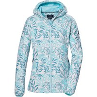 Killtec Softshelljacke "KOS 56 WMN SFTSHLL JCKT", Wasserabweisende, winddichte Softshelljacke mit floralem Print von Killtec