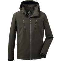 Killtec Softshelljacke "KOW 163 MN SFTSHLL JCKT" Wasserdichte Softshelljacke, abnehmbare Kapuze, Fleece-Futter von Killtec
