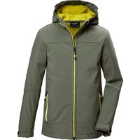 Killtec Softshelljacke "KOW 366 BYS SFTSHLL JCKT", Wasserabweisende Softshelljacke mit Fleece, Kapuze und Reflektoren von Killtec