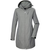 Killtec Softshellparka "KOS 57 WMN SFTSHLL PRK" Wasserabweisender, atmungsaktiver Parka mit abnehmbarer Kapuze von Killtec