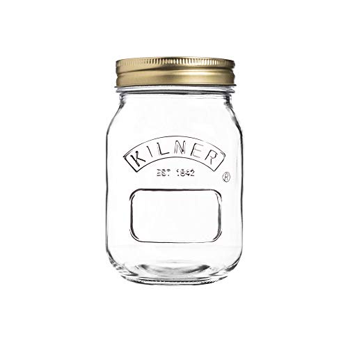 KILNER Einmachglas 500ml | Einmachgläser mit Schraubdeckel zum Aufbewahren und Konservieren gesunder Lebensmittel | 100% dicht | Spülmaschinengeeignet | ideal zum Einkochen von Marmelade KILNER Einmachglas 500ml | Einmachgläser mit Schraubdeckel zum Aufbewahren und Konservieren gesunder Lebensmittel | 100% dicht | Spülmaschinengeeignet | ideal zum Einkochen von Marmelade von Kilner