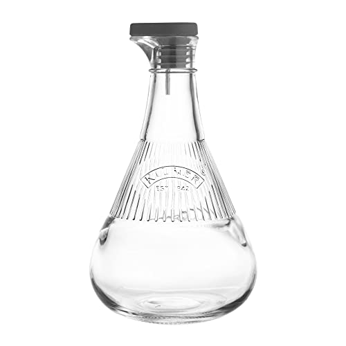 Kilner Glasflasche mit verstellbarem Verschluss 500 ml, Glas/Silikon, Maße: 13 x 13 x 22 cm von Kilner