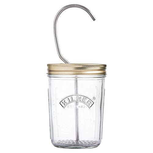 KILNER Create & Make Mayonnaisen-Set - für das einfache Herstellen von Mayonnaise, Dressing und Ajoli, inklusive 0,35 Liter Glas von Kilner