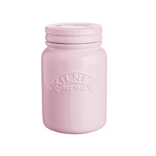 Keramikglas, rosa, 0.6 Liter von Kilner