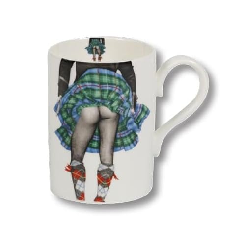 Cheeky Scottish True Scotsman Kilted Highland Swing Bunte weiße Tasse Cheeky Scottish True Scotsman Kilted Highland Swing Bunte weiße Tasse von Kilts Wi Hae