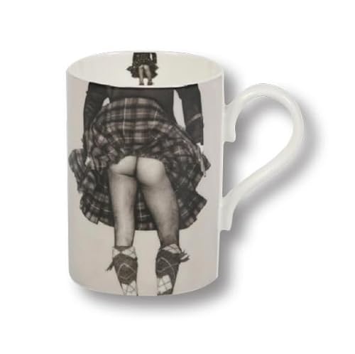 Freche Scottish True Scotsman Kilted Highland Swing Tasse in Grau Freche Scottish True Scotsman Kilted Highland Swing Tasse in Grau von Kilts Wi Hae