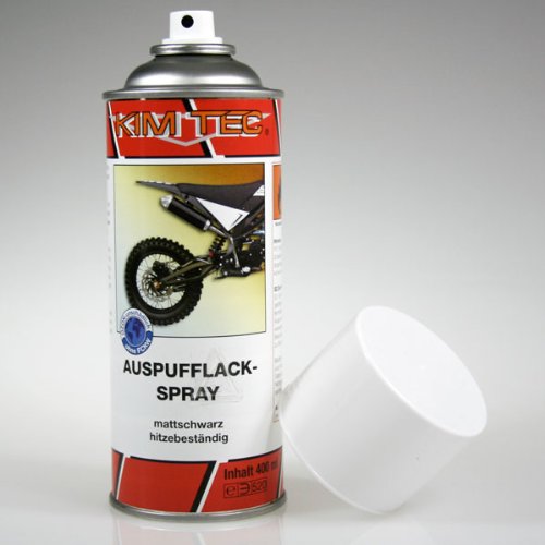 Auspufflack Spray mattschwarz 400 ml. von Kim Tec