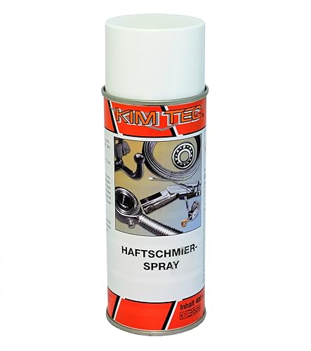 Haftschmierspray Haftschmierstoff transparent 400ml Schmiermittel Kettenspray (1) von Kim Tec