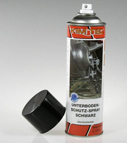 KIM-TEC Unterboden- Schutz Spray überlackierbar 500ml Farbe: Schwarz von Kim Tec