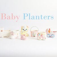 Baby Übertopf | Blumentöpfe Kinderzimmer Dekor Blumentopf Kinderwagen| Geschenk Pflanze von KimBakerCollections