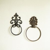 Vintage Handtuchring Aus Schmiedeeisen Rustikales Dekor Vintage Handtuchring Aus Schmiedeeisen Rustikales Dekor von KimBakerCollections