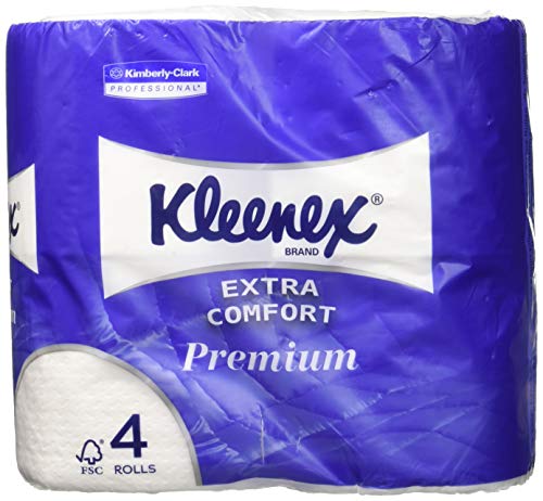 Kimberly Clark 8484 KLEENEX Toilet Tissue Rollen, Kleinrollen, 160 sc, Weiß von Kimberly-Clark Professional