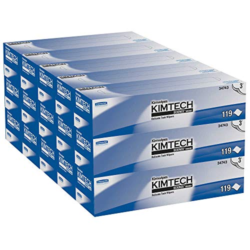 Kimtech Science Präzisionswischtücher 7551 – 15 Spenderboxen mit je 198 Wischtüchern, 1-lagig, weiß Kimtech Science Präzisionswischtücher 7551 – 15 Spenderboxen mit je 198 Wischtüchern, 1-lagig, weiß von KIMTECH